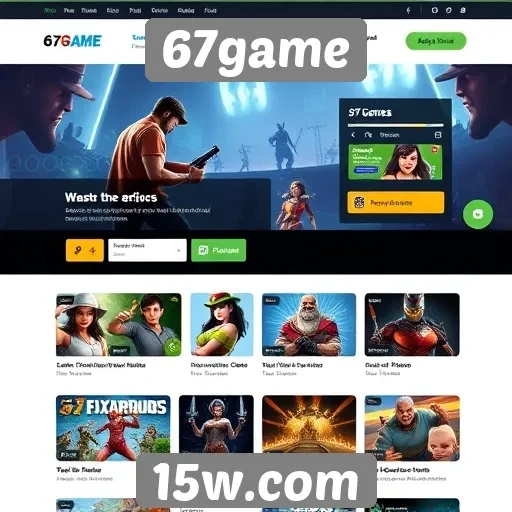 Avaliação da interface do usuário do site 67game